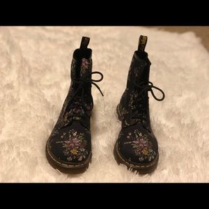Dr Martens Floral Shoes